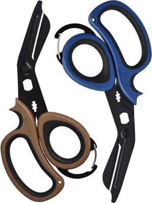 MEUUT All Purpose Scissors 2 PCS with Carabiner for Kitchen Outdoor MEUUT All Purpose Scissors 2 PCS with Carabiner for Kitchen Outdoor