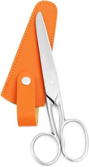 Silver Office Scissors, Heavy Duty Sewing, Paper Cutting Shears, 6" Silver Office Scissors, Heavy Duty Sewing, Paper Cutting Shears, 6"