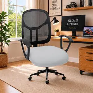 DIVA EN CAMINO DEC Stretchable Desk Office Chair Seat Cushion Covers - Universal Spandex Computer Chair Slipcover - Removable Washable Cushion Protectors Anti-Scratch for Dogs, Cats, Pets DIVA EN CAMINO DEC Stretchable Desk Office Chair Seat Cushion Covers - Universal Spandex Computer Chair Slipcover - Removable Washable Cushion Protectors Anti-Scratch for Dogs, Cats, Pets