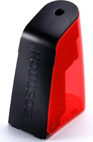Bostitch Office Battery Powered Pencil Sharpener, Portable, Hinged Tray, Colored Pencil Compatible, Fits In Backpack & Most Pencil Cases, Red Bostitch Office Battery Powered Pencil Sharpener, Portable, Hinged Tray, Colored Pencil Compatible, Fits In Backpack & Most Pencil Cases, Red