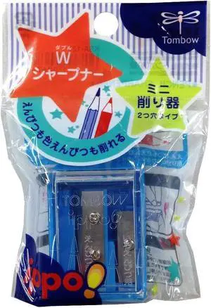 Tombow Ippo Pencil Sharpener, 2 Blade Size, Assorted Colors, 1-Pack Tombow Ippo Pencil Sharpener, 2 Blade Size, Assorted Colors, 1-Pack