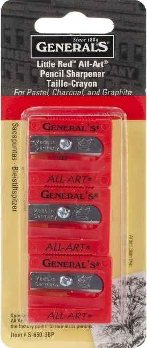 Little Red All-Art Pencil Sharpeners 3/Pkg- Little Red All-Art Pencil Sharpeners 3/Pkg-
