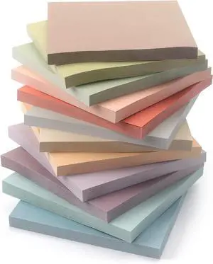 OSBOO Sticky Notes 3x3 Inch 12 Pack Vintage Colors, 50 Sheets/Pad OSBOO Sticky Notes 3x3 Inch 12 Pack Vintage Colors, 50 Sheets/Pad