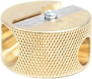 Mobius+Ruppert 0602 Classic M+R Sharpener with 2 Holes, Gold, Pack of 1 Mobius+Ruppert 0602 Classic M+R Sharpener with 2 Holes, Gold, Pack of 1