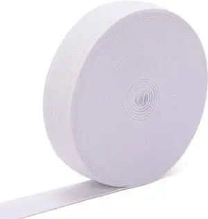 Airisoer Elastic Bands for Sewing 1 Inch x 32 Yards, White Airisoer Elastic Bands for Sewing 1 Inch x 32 Yards, White