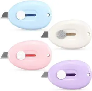 Tamaki Mini Box Cutter Retractable Utility Knife, 4 Pack Tamaki Mini Box Cutter Retractable Utility Knife, 4 Pack