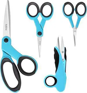 Asdirne Premium sewing Scissors Bundle, Perfect Sewing Partners, Sharp and Durable, Comfortable Handle, Contains 9Fabric scissors, 5Detail Shear, 3.9Embroidery Scissors, 4.8Thread Snips Asdirne Premium sewing Scissors Bundle, Perfect Sewing Partners, Sharp and Durable, Comfortable Handle, Contains 9Fabric scissors, 5Detail Shear, 3.9Embroidery Scissors, 4.8Thread Snips