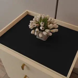 Leather Nightstand Cover,1.8mm Thick,15.75x23.6 Inch end Table Cover,Side Table Cover,Bedside Table Cover,Bedside Tablecloth.(Black+Black,15.75x23.6) Leather Nightstand Cover,1.8mm Thick,15.75x23.6 Inch end Table Cover,Side Table Cover,Bedside Table Cover,Bedside Tablecloth.(Black+Black,15.75x23.6)