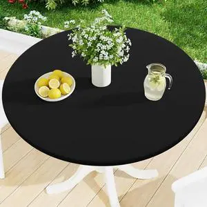 Round Spandex Tablecloth, Fitted Table Cover for 45"-56" Tables Round Spandex Tablecloth, Fitted Table Cover for 45"-56" Tables