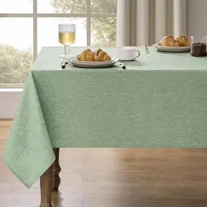 Table Cloth for Rectangle Dining Table, 52 x70 Inch, Sage Green Table Cloth for Rectangle Dining Table, 52 x70 Inch, Sage Green