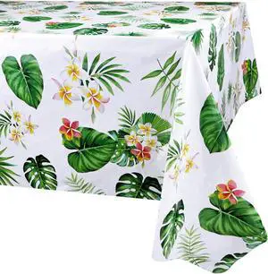 3 Pack Hawaiian Luau Tablecloths for Party Decoration, 86 × 51inch 3 Pack Hawaiian Luau Tablecloths for Party Decoration, 86 × 51inch