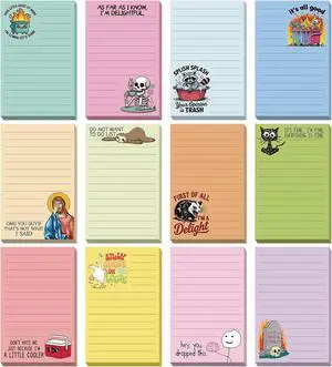 12 Pack Funny Notepads, 5 x 3'', Funny, Candy Color 12 Pack Funny Notepads, 5 x 3'', Funny, Candy Color