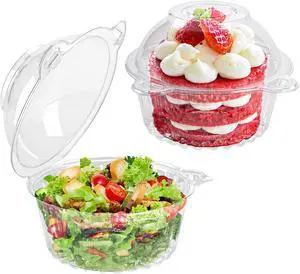50 Pack Individual Cupcake Containers Plastic Cupcake Holders Deep Dome Muffin Containers 50 Pack Individual Cupcake Containers Plastic Cupcake Holders Deep Dome Muffin Containers