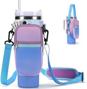 Water Bottle Carrier Bag for Stanley Cup 40/30oz with Phone Pockets Water Bottle Carrier Bag for Stanley Cup 40/30oz with Phone Pockets