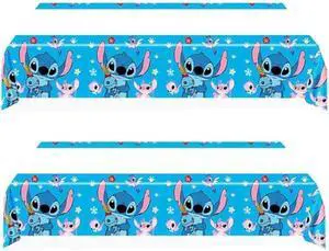 2 Pcs Pink and Blue Birthday Party Tablecloth Table Cover,Birthday Supplies Decorations (70'' x 42'') (Blue) 2 Pcs Pink and Blue Birthday Party Tablecloth Table Cover,Birthday Supplies Decorations (70'' x 42'') (Blue)