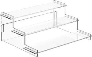 Acrylic Risers Display Stand, 3 Tier Cupcake Holder, Perfume Organizer Acrylic Risers Display Stand, 3 Tier Cupcake Holder, Perfume Organizer