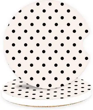 Ceramic Car Coasters Absorbent Car Cup Holder Coaster Set for Women, Cute Aesthetic Car Accessories for Girls, 2 Pack (Dark Gray) Ceramic Car Coasters Absorbent Car Cup Holder Coaster Set for Women, Cute Aesthetic Car Accessories for Girls, 2 Pack (Dark Gray)