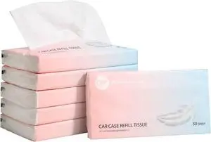 Car Tissue Refills 300 Sheets Facial Tissues Refills for Car Visor Tissue Holder, Travel Tissue Tubes Box Container Perfect Fit for Car Cup Holder Car Tissue Refills 300 Sheets Facial Tissues Refills for Car Visor Tissue Holder, Travel Tissue Tubes Box Container Perfect Fit for Car Cup Holder