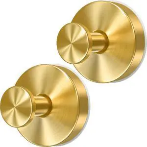 Gold Wreath-Hanger, 22 LB Strong Stainless Steel Suction-Cup-Wreath-Hooks, 2 Pack Wreath-Door-Hanger Fall Halloween Christmas Decorations, Welcome Sign for Front Door Indoor Outdoor, Reusable Holder Gold Wreath-Hanger, 22 LB Strong Stainless Steel Suction-Cup-Wreath-Hooks, 2 Pack Wreath-Door-Hanger Fall Halloween Christmas Decorations, Welcome Sign for Front Door Indoor Outdoor, Reusable Holder