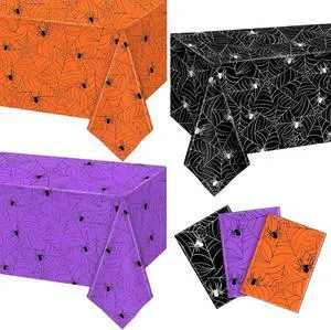 3 Pack Halloween Tablecloth Rectangular Table Halloween Party Decorations 3 Pack Halloween Tablecloth Rectangular Table Halloween Party Decorations