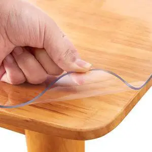 14x24 Inch Clear Table Protector Plastic PVC Desk Protector Tablecloth Cover Table Pad Mat Wood Furniture Dining Tabletop Protection Waterproof Rectangular Non-Slip Desk Mat 14x24 Inch Clear Table Protector Plastic PVC Desk Protector Tablecloth Cover Table Pad Mat Wood Furniture Dining Tabletop Protection Waterproof Rectangular Non-Slip Desk Mat