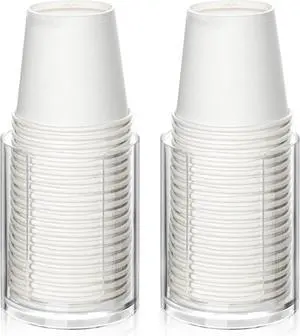 2 Pack Mouthwash Cups Holder,Bathroom Cup Dispenser,Small Disposable Paper Cup Tray for Bathroom Sink Counter 2 Pack Mouthwash Cups Holder,Bathroom Cup Dispenser,Small Disposable Paper Cup Tray for Bathroom Sink Counter