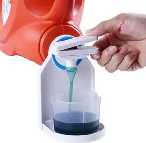 Laundry Detergent Dispenser Cup Holder & Nozzle Force-Saving Switch, Drip Catcher, Soap Dispenser, Room Organization and Storage Laundry Detergent Dispenser Cup Holder & Nozzle Force-Saving Switch, Drip Catcher, Soap Dispenser, Room Organization and Storage