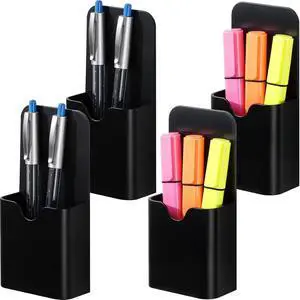 Magnetic Pen Holder for Refrigerator, Pencil Cup Organizer (Black) Magnetic Pen Holder for Refrigerator, Pencil Cup Organizer (Black)