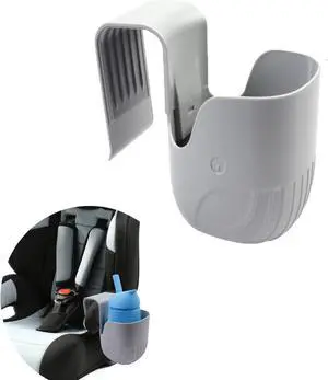Child Cup Holder for Convertible Car Seats, Car Seat Cup Holder, Baby Stroller Cup Holer Wheelchair Cup Holder, Child Cup Holders Compatible with The Majority of Car Seat Models Grey Child Cup Holder for Convertible Car Seats, Car Seat Cup Holder, Baby Stroller Cup Holer Wheelchair Cup Holder, Child Cup Holders Compatible with The Majority of Car Seat Models Grey