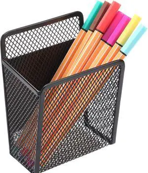 Magnetic Pencil Holder - Extra Strong Magnets Mesh Marker Holder Magnetic Pencil Holder - Extra Strong Magnets Mesh Marker Holder