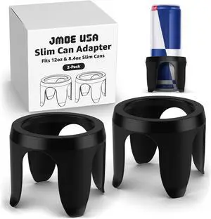 Slim Can Cup Holder Insert for Car | Fits 8.4oz & 12oz Cans | Reversible and Wiggle-Free Design | Heat-Resistant Material | Compatible with Slim Energy Drinks (2-Pack) Slim Can Cup Holder Insert for Car | Fits 8.4oz & 12oz Cans | Reversible and Wiggle-Free Design | Heat-Resistant Material | Compatible with Slim Energy Drinks (2-Pack)