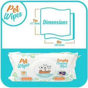 pet Wipes for Dogs and Cats Hypoallergenic Natural Products for Cleansing from Nose to Tail 100 Count 8x7in Wipes Perfect for Grooming and Cleaning Made in the USA Fragance-Free pet Wipes for Dogs and Cats Hypoallergenic Natural Products for Cleansing from Nose to Tail 100 Count 8x7in Wipes Perfect for Grooming and Cleaning Made in the USA Fragance-Free