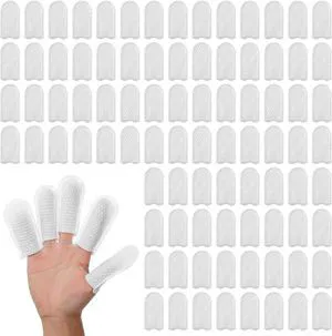 100 Pcs Cotton Finger Cots Dog Ear Wipes for Pet Ear Cleaning Cloth Finger Cots Fingers Covers Fingers Gloves Disposable for Nails Cleaning Dog Cat Teeth Cleanings Grooming Nail Trimming Precise Tasks 100 Pcs Cotton Finger Cots Dog Ear Wipes for Pet Ear Cleaning Cloth Finger Cots Fingers Covers Fingers Gloves Disposable for Nails Cleaning Dog Cat Teeth Cleanings Grooming Nail Trimming Precise Tasks