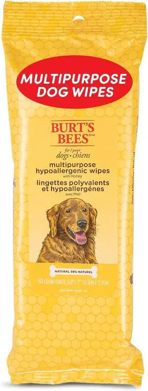 Burt's Bees for Pets Honey Multipurpose Dog Grooming Wipes, Gentle Hypoallergenic Spot Cleaning Sheets, pH Balanced Natural Origin Formula for Paws, Face and Butt, 50 Count | Honey formula, hypoallerg Burt's Bees for Pets Honey Multipurpose Dog Grooming Wipes, Gentle Hypoallergenic Spot Cleaning Sheets, pH Balanced Natural Origin Formula for Paws, Face and Butt, 50 Count | Honey formula, hypoallerg