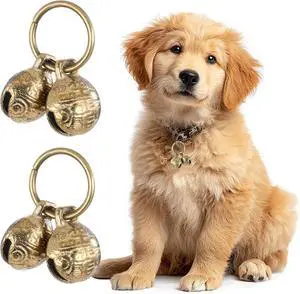 Copper Bell for Dog Collar, 4 PCS Brass Dog Bells Extra Loud Collar Bell for Pet Tracking Anti Lost Training Pets Pendant Accessories Anti Theft Bells for Little Dogs & Cats Copper Bell for Dog Collar, 4 PCS Brass Dog Bells Extra Loud Collar Bell for Pet Tracking Anti Lost Training Pets Pendant Accessories Anti Theft Bells for Little Dogs & Cats