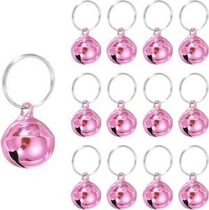 12 PCS Dog Bell, Mini Cat Bell Small Pet Collar Bells Keychain Cute Bulk Metal Loud Jingle for Dog Collar Charm Pendant Necklace DIY Crafts Christmas Tree Decorations 12 PCS Dog Bell, Mini Cat Bell Small Pet Collar Bells Keychain Cute Bulk Metal Loud Jingle for Dog Collar Charm Pendant Necklace DIY Crafts Christmas Tree Decorations