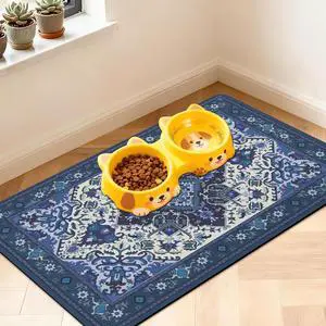 Pet Feeding Mat for Floors Cat Food Mat Waterproof Dog Food Mat and Water Absorbent Quick Dry Non Slip Mat for Cat Bowls Pet Feeding Mat for Floors Cat Food Mat Waterproof Dog Food Mat and Water Absorbent Quick Dry Non Slip Mat for Cat Bowls