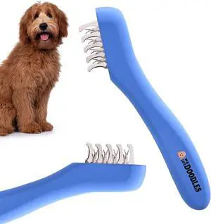 Dematting Comb for Dogs, Undercoat Rake Grooming Tool, Mat Remover, 5 Blade | Best Dematting Brush For Doodles & Poodles, Detangling De Matted Hair, Tool For Removing Shedding Fur, Cat Deshedder Brush Dematting Comb for Dogs, Undercoat Rake Grooming Tool, Mat Remover, 5 Blade | Best Dematting Brush For Doodles & Poodles, Detangling De Matted Hair, Tool For Removing Shedding Fur, Cat Deshedder Brush
