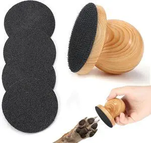 Dog Nail File 1Set 4 Sandpaper | For Dogs & Cats Nail Care, Replaceable Sandpaper Sheets, Gentle Grinding Board with Ergonomic Handle, Quiet Stress-Free Groom Dog Nail File 1Set 4 Sandpaper | For Dogs & Cats Nail Care, Replaceable Sandpaper Sheets, Gentle Grinding Board with Ergonomic Handle, Quiet Stress-Free Groom