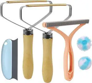 Pet Hair Removal Tool: 6 Pcs Dog Cat Hair Remover - Reusable Pet Hair Remover with Laundry Pet Hair Catcher - Portable Carpet Rake Scraper Fur Removal Tool for Rugs Car Mats Couch Furniture Pet Hair Removal Tool: 6 Pcs Dog Cat Hair Remover - Reusable Pet Hair Remover with Laundry Pet Hair Catcher - Portable Carpet Rake Scraper Fur Removal Tool for Rugs Car Mats Couch Furniture