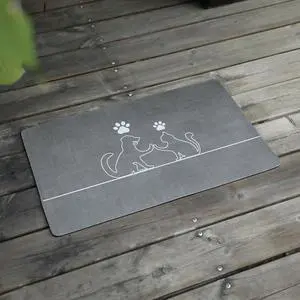 Dog Bowl Mats, Cat Feeding Mat, Non-Slip Super Absorbent,No Stains Quick Dry Dog Water Dispenser.for Messy Drinkers.Easy Clean.Dog & Cat Dog Bowl Mats, Cat Feeding Mat, Non-Slip Super Absorbent,No Stains Quick Dry Dog Water Dispenser.for Messy Drinkers.Easy Clean.Dog & Cat