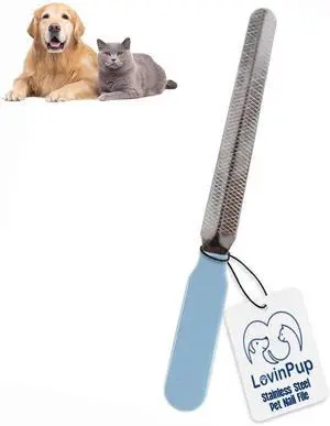 6-Inch Stainless Steel Pet Nail File Cat & Dog Nail File | Professional Cat & Dog Nail File for Quiet & Precise Claw Smoothing Durable Cat & Dog Grooming Supplies for Home Use 6-Inch Stainless Steel Pet Nail File Cat & Dog Nail File | Professional Cat & Dog Nail File for Quiet & Precise Claw Smoothing Durable Cat & Dog Grooming Supplies for Home Use