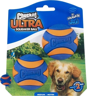 Ultra Squeaker Balls for Dogs, Floating Water Pet Toys, Durable Rubber Pet Toy, Bouncy Squeaky Fetch Balls For Dogs, Pack of 2, Medium (2.5") Ultra Squeaker Balls for Dogs, Floating Water Pet Toys, Durable Rubber Pet Toy, Bouncy Squeaky Fetch Balls For Dogs, Pack of 2, Medium (2.5")