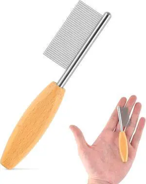 4 In Pet Face and Finishing Comb for Dogs Small Faces Metal Pocket Comb Perfect For Matted Fur Knots Tangles 4 In Pet Face and Finishing Comb for Dogs Small Faces Metal Pocket Comb Perfect For Matted Fur Knots Tangles