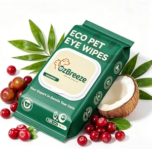 Eye Wipes for Dogs & Cats, Gently Remove Tear Stains, Debris & Discharge, Hypoallergenic Pet Eye Cleaner for Eyes, Wrinkles & Face, Unscented with Natural Coconut Oil & Provitamin B5, 100ct | Tear Sta Eye Wipes for Dogs & Cats, Gently Remove Tear Stains, Debris & Discharge, Hypoallergenic Pet Eye Cleaner for Eyes, Wrinkles & Face, Unscented with Natural Coconut Oil & Provitamin B5, 100ct | Tear Sta