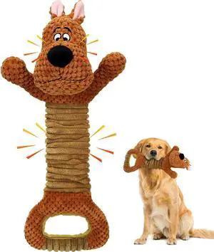 Squeak Plush Dog Toys Interactive Tug of War Puppy Toys with Crinkle Paper, Large Dog Chew Toy Pull Pet Toy for Small, Medium and Large Dogs Squeak Plush Dog Toys Interactive Tug of War Puppy Toys with Crinkle Paper, Large Dog Chew Toy Pull Pet Toy for Small, Medium and Large Dogs
