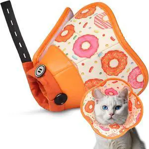 Cat Cone Collar Soft for Wound Healing, Foldable Neck Recovery Cone Anti Licking, Small Adjustable Surgery Cat Head Cone Alternative for Kittens(Size: L) Cat Cone Collar Soft for Wound Healing, Foldable Neck Recovery Cone Anti Licking, Small Adjustable Surgery Cat Head Cone Alternative for Kittens(Size: L)