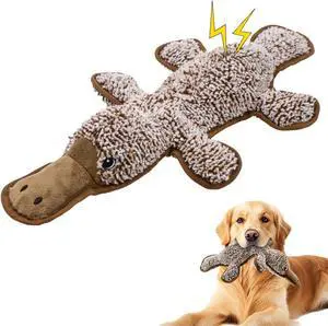 No Stuffing Dog Squeak Toys, Chew Toys for Small to Large Puppies(Platypus) | Durable Plush Puppy Teething Toys, Interactive to Keep Pets Busy, Toss Fetch Tug Play, Best Birthday Gift No Stuffing Dog Squeak Toys, Chew Toys for Small to Large Puppies(Platypus) | Durable Plush Puppy Teething Toys, Interactive to Keep Pets Busy, Toss Fetch Tug Play, Best Birthday Gift