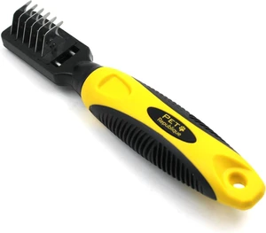Dematting Tool for Dogs Matt Splitters for Dogs, Cats, Rabbits, Long Haired Breed Pets Effective Mat Remover, De-Matting Comb, or Dematter - Rake Super-Sharp Teeth Design Dematting Tool for Dogs Matt Splitters for Dogs, Cats, Rabbits, Long Haired Breed Pets Effective Mat Remover, De-Matting Comb, or Dematter - Rake Super-Sharp Teeth Design