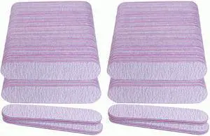 Nail Files (100 Pack), 3.6 Inches Emery Board Nail Files for Acrylic and Natural Nails, 100/180 Grit Small Double Sided Fingernail Filer Bulk Mini Professional Finger Nail Filer Manicure Set Gray Nail Files (100 Pack), 3.6 Inches Emery Board Nail Files for Acrylic and Natural Nails, 100/180 Grit Small Double Sided Fingernail Filer Bulk Mini Professional Finger Nail Filer Manicure Set Gray